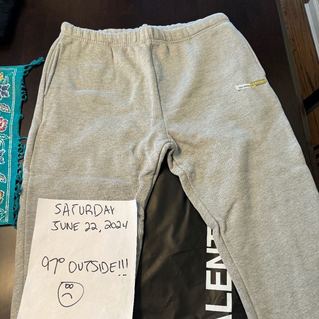 Nwt Talentless Gray Sweatpants Gold Hardware
